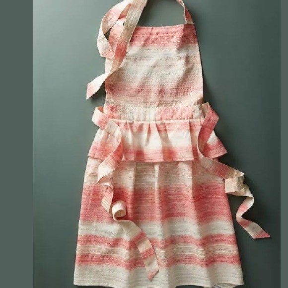 Anthropologie Other - Anthropologie Coral Peplum Apron